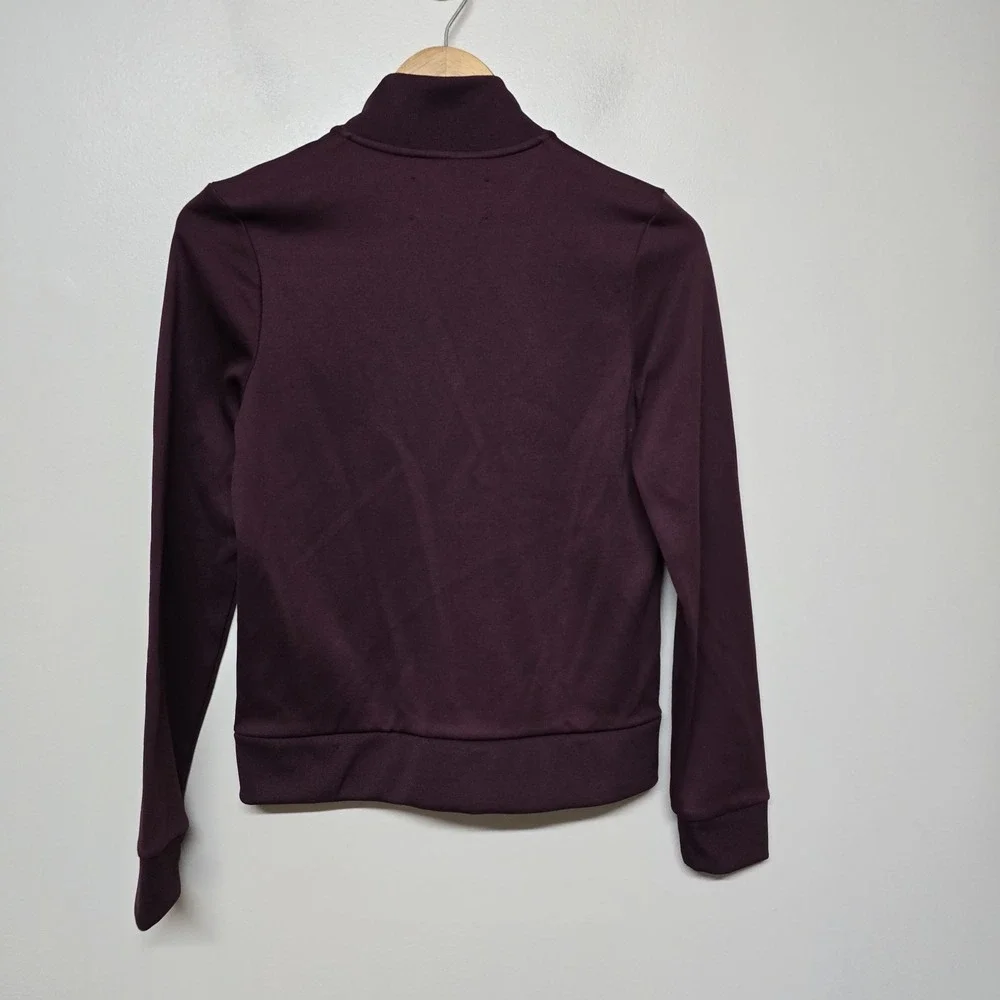 Tory Sport Maroon Tonal Ruffle‎ Track Jacket And Pants Sz XS Tory Burch Casual